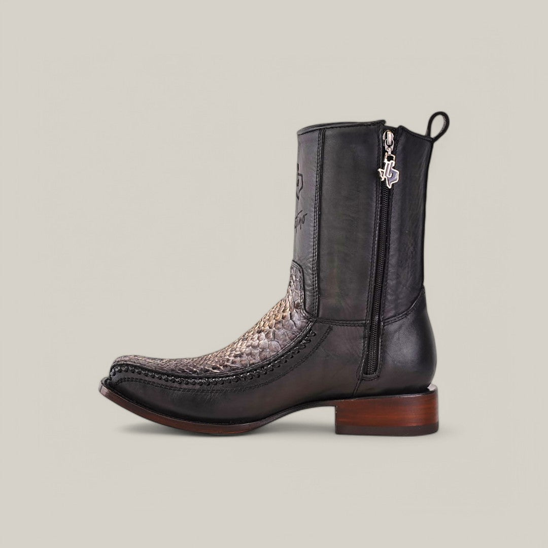 Exotic Python - Natural - Narrow Square Toe