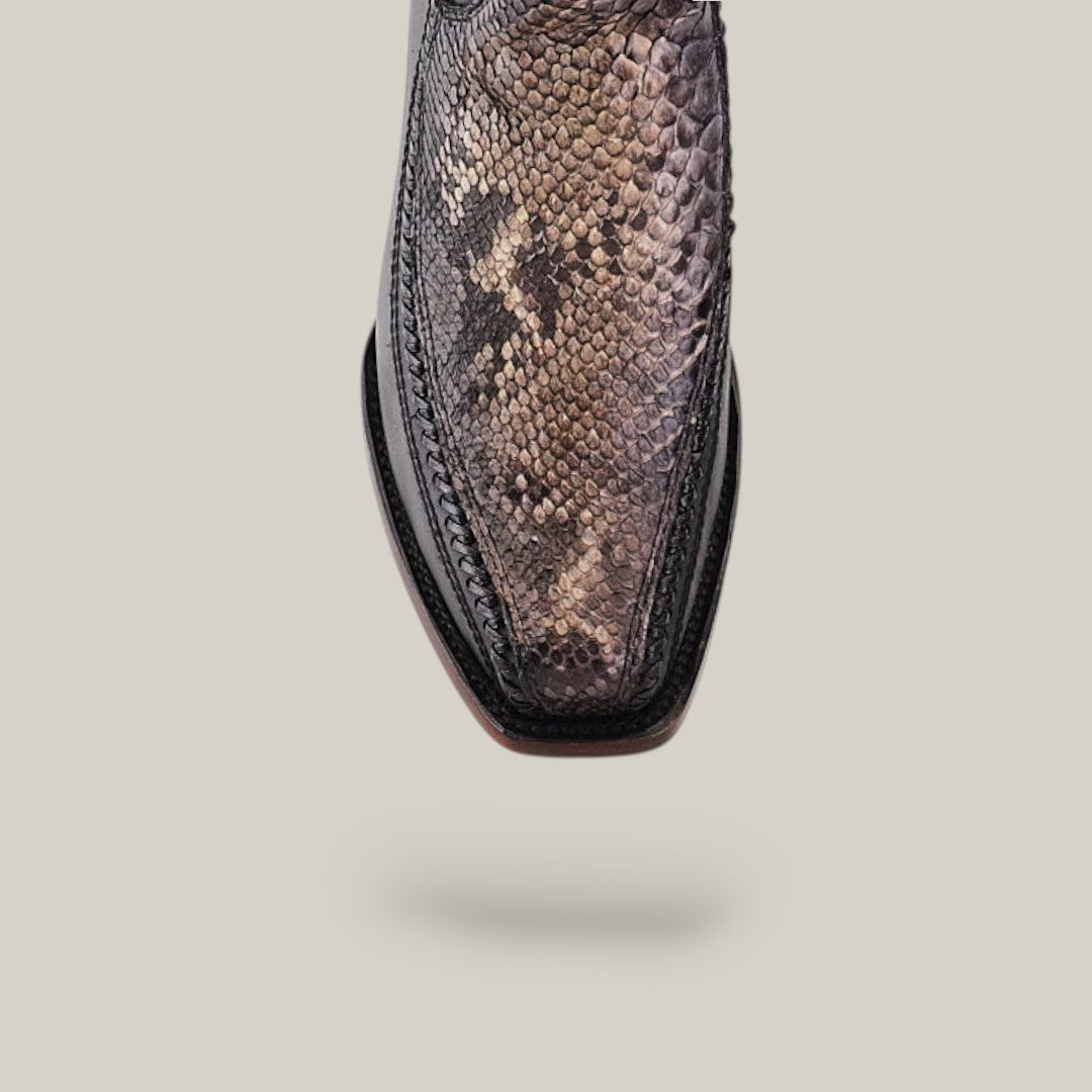 Exotic Python - Natural - Narrow Square Toe