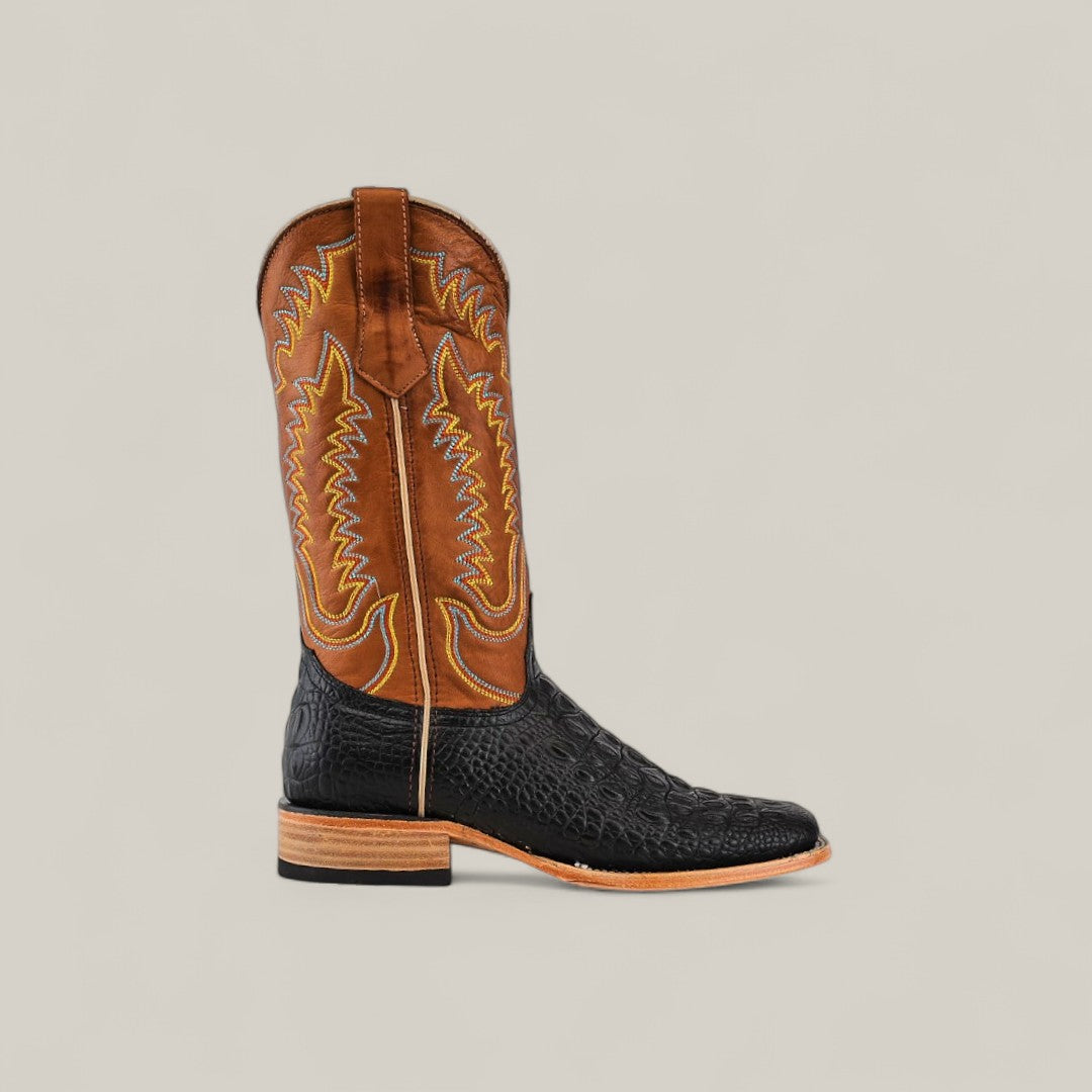 Canyon - Black - Square Toe Mens Boots