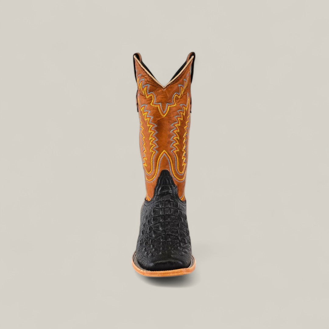 Canyon - Black - Square Toe Mens Boots