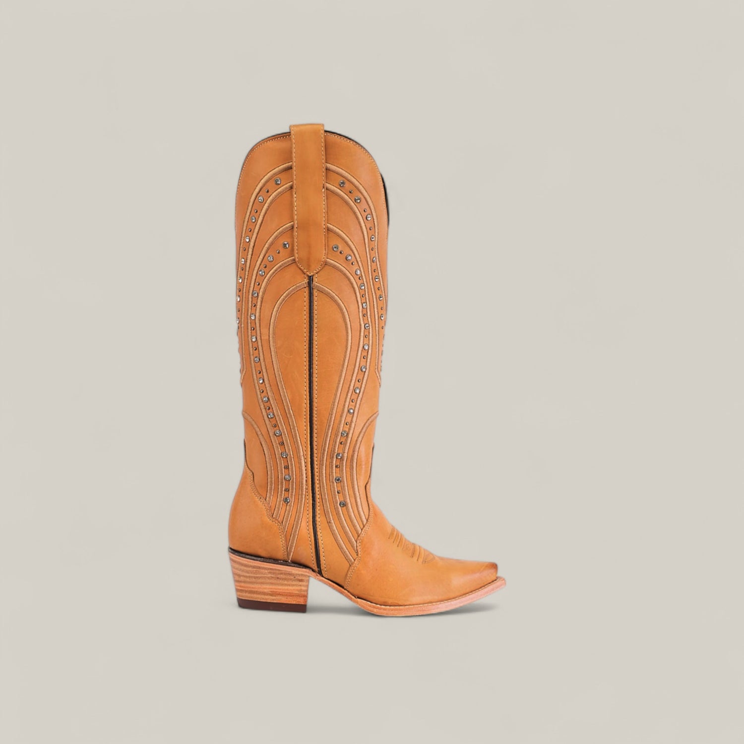 Lillian Gold - Tall Shaft - Snip Toe