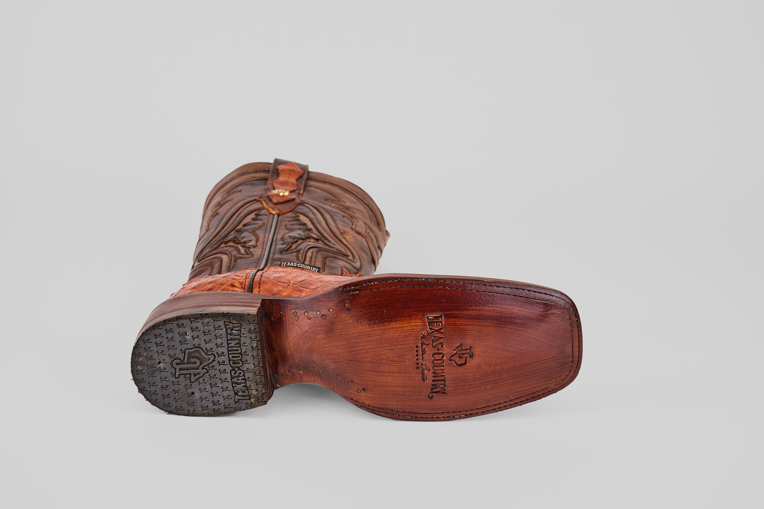 Rhodes HornBack - Brandy - Rodeo Toe