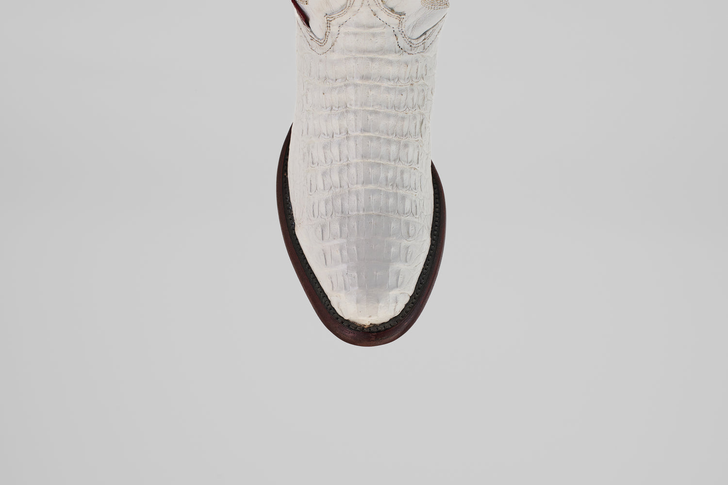 Rhodes HornBack - White - Round Toe