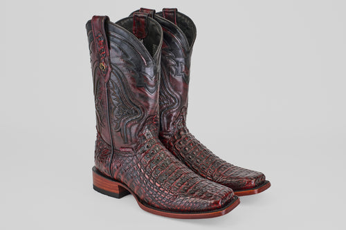 Rhodes HornBack - Blackcherry - Rodeo Toe