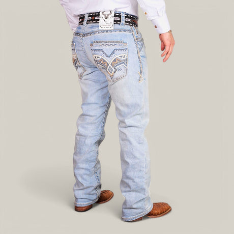 Men's Western Blue denim