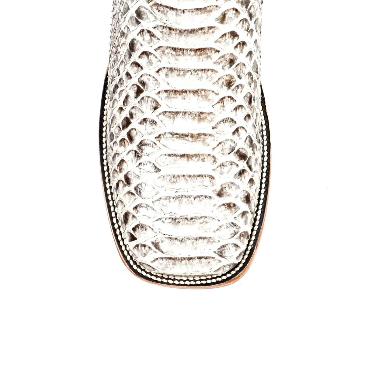 Tanner Python Boots - Natural - Square Toe (PN30)