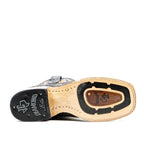 Braxton Python Boots - Matte Gray - Square Toe - Gomez Western Wear