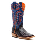 Ranger Caiman Full Belly Boots - Cherry - Square Toe - Gomez Western Wear