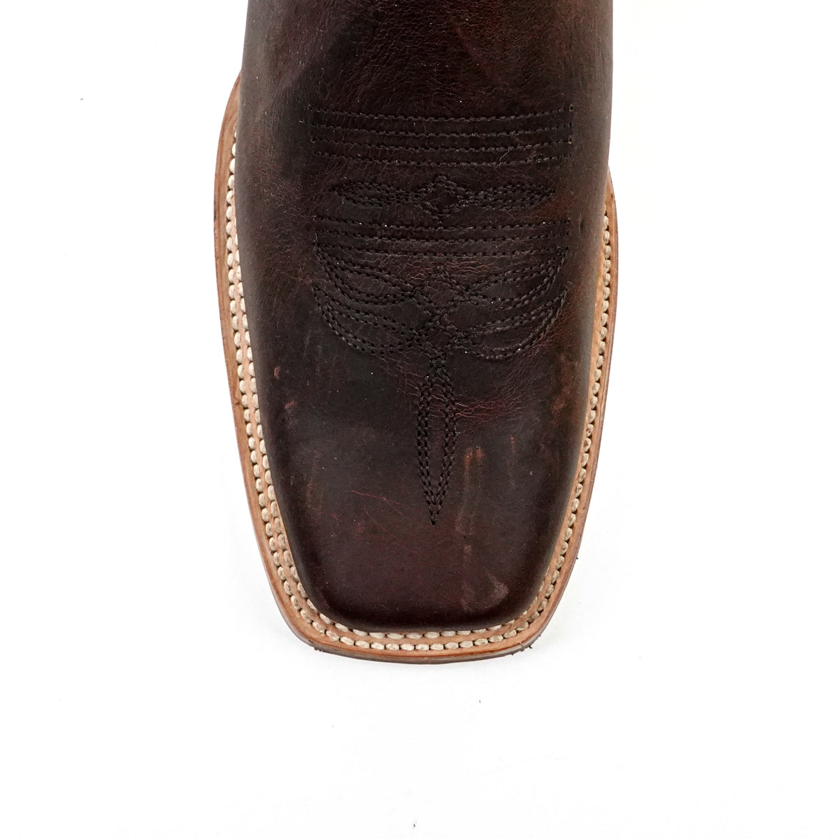 Botas de Vaquero Azkar Moka - Suela Antideslizante - Punta Rodeo (E28)