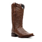 Grisly Brown Cowboy Boots - Rodeo Toe (E50)
