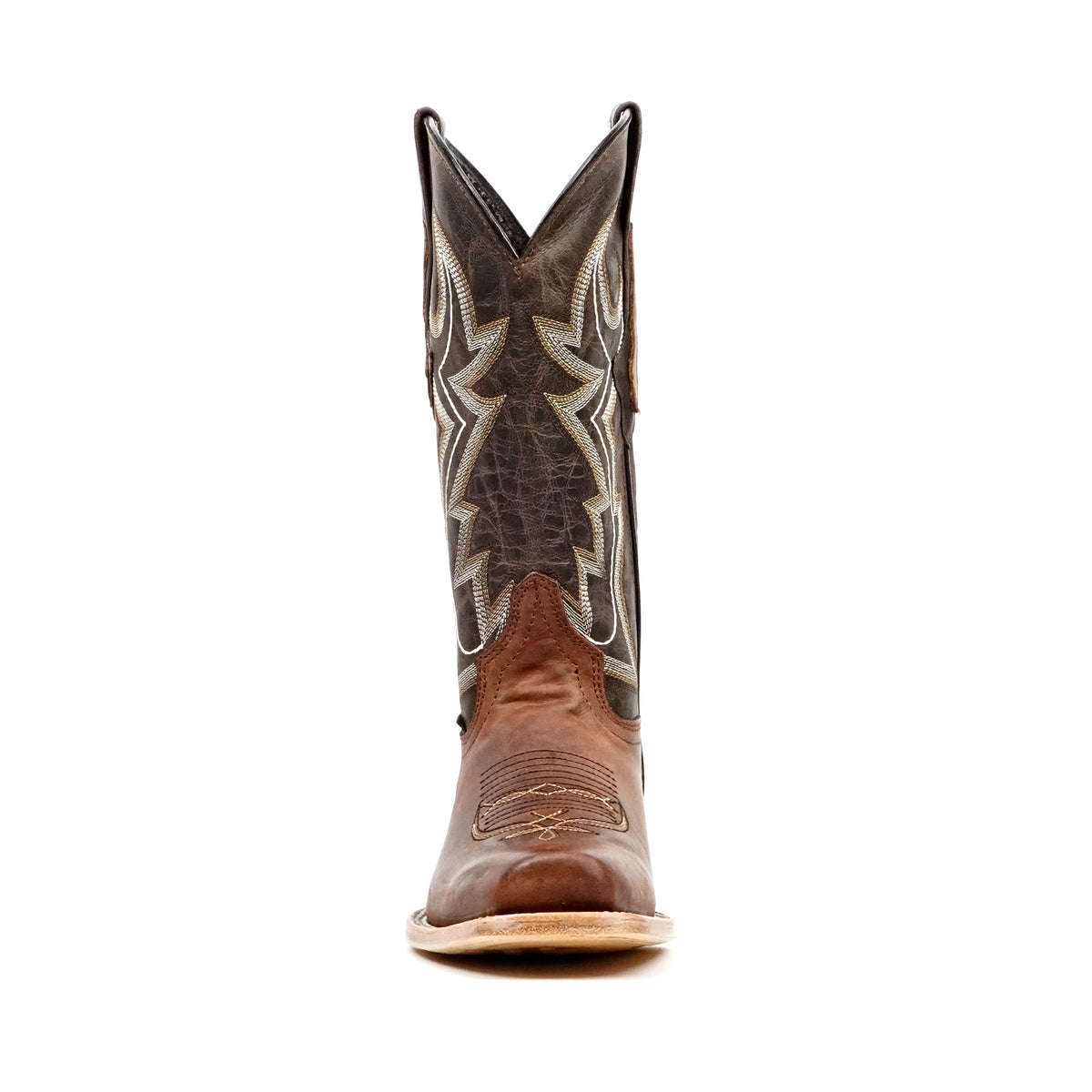 Botas Cowboy Fresno Coñac - Punta Cuadrada Estrecha (E906)