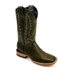 Rhodes Caiman Belly Boots - Agave - Square Toe (LM10)