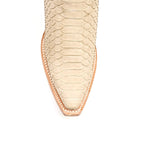 Python Cappuccino Cowgirl Boots - Tall Shaft - Snip Toe (E31)
