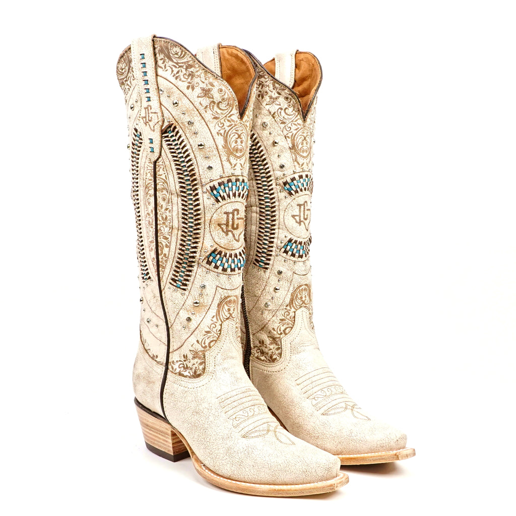 Priscila Alaska Orix Cowgirl Boot - Tall Shaft - Snip Toe (E871)