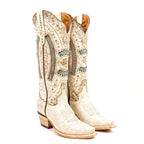 Priscila Alaska Orix Cowgirl Boot - Tall Shaft - Snip Toe (E871)