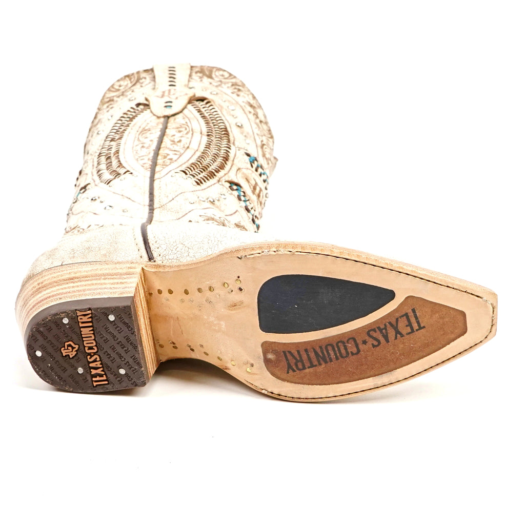 Priscila Alaska Orix Cowgirl Boot - Tall Shaft - Snip Toe (E871)