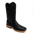 Rhodes Caiman Belly Boots - Navy Blue - Square Toe (LM10)