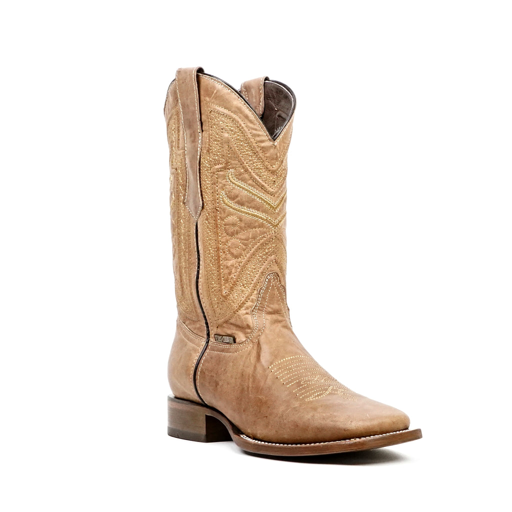 Sierra Fawn Cowboy Boots - Square Toe (E917)