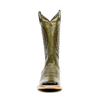 Botas Cowboy Cleyton Olive - Punta Cuadrada (E944)