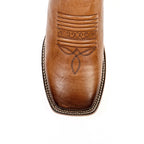 Clayton Tobacco Cowboy Boots - Square Toe (E944)