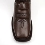 Cleyton Brown Cowgirl Boots - Short Shaft - Rodeo Toe (E847)