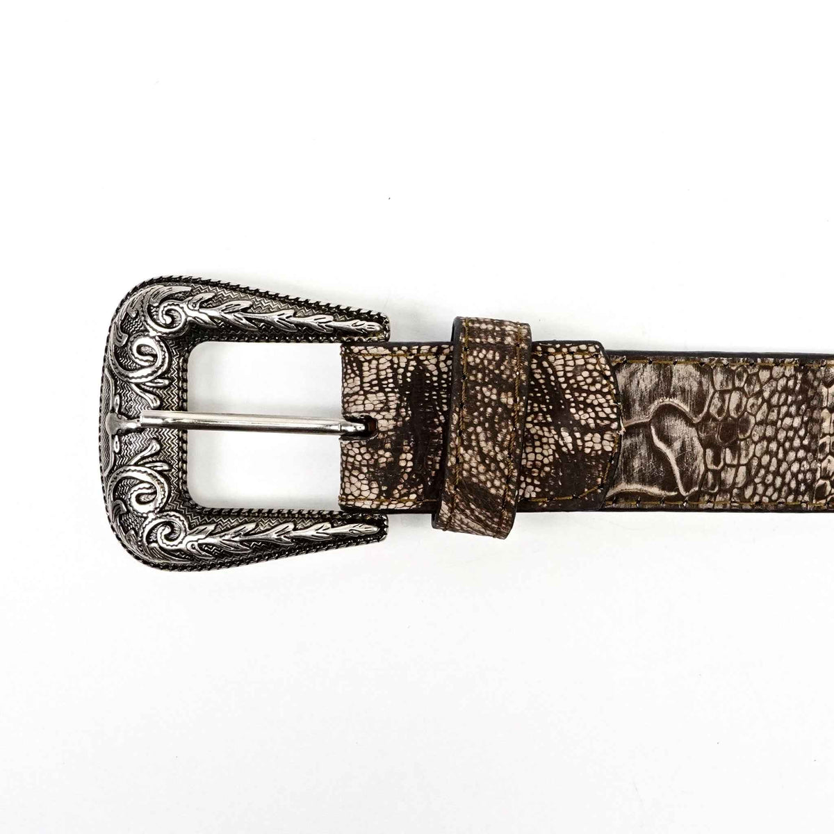 Exotic Ostrich Leg Belt - Orix (C-028)