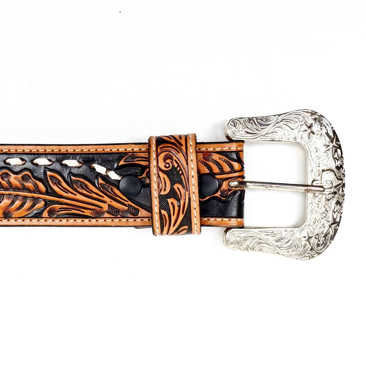 Hand-Tooled Leather Belt (MOD 2)