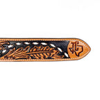 Hand-Tooled Leather Belt (MOD 2)