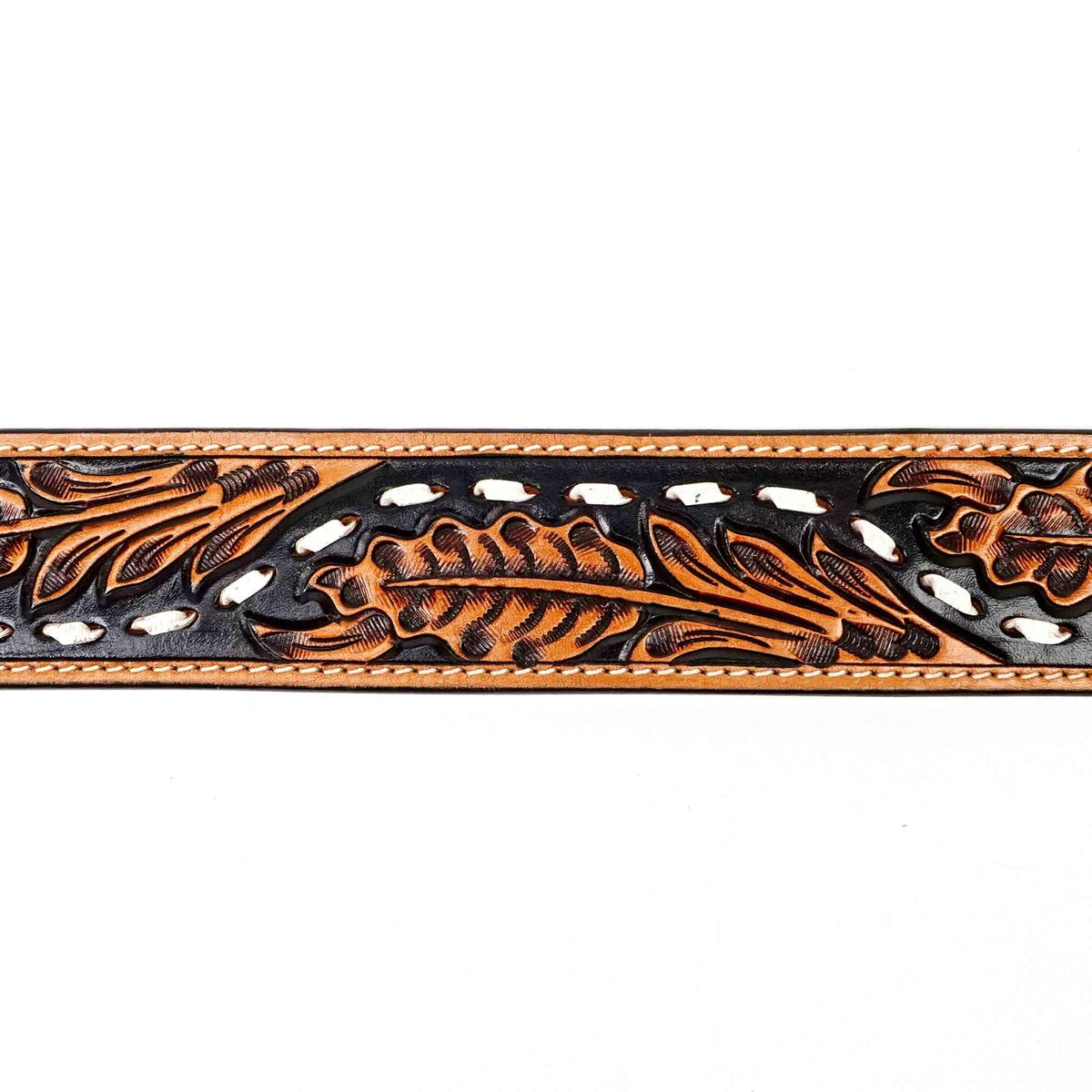 Hand-Tooled Leather Belt (MOD 2)