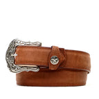 Plain Cowhide Belt - Crazy Shedron (C-1901)