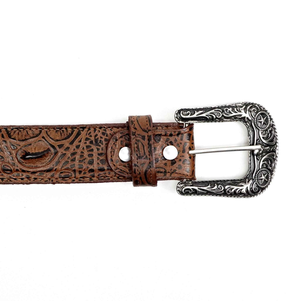 Crocodile Choco Belt - Embossed Leather (C-IMI)