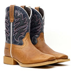 Texas Country Tan Youth Boots - Slip=Resistant Sole - Square Toe (TCK007)