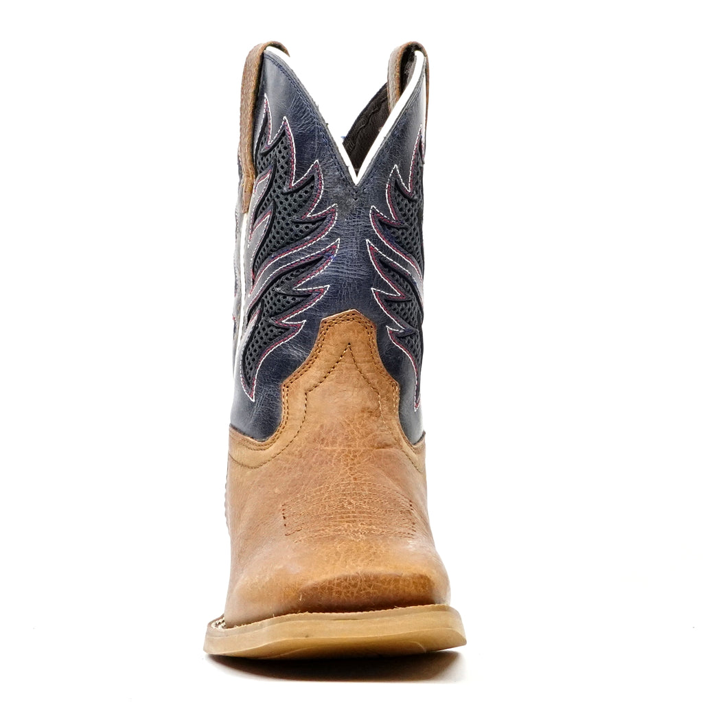 Texas Country Tan Youth Boots - Slip=Resistant Sole - Square Toe (TCK007)