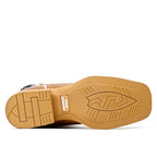 Texas Country Tan Youth Boots - Slip=Resistant Sole - Square Toe (TCK007)