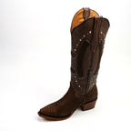 Python Tamarind Cowgirl Boots - Tall Shaft - Snip Toe (E31)
