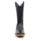 Clayton Black Cowboy Boots - Square Toe (E944)