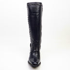 Denali Black - Tall Shaft - Round Toe