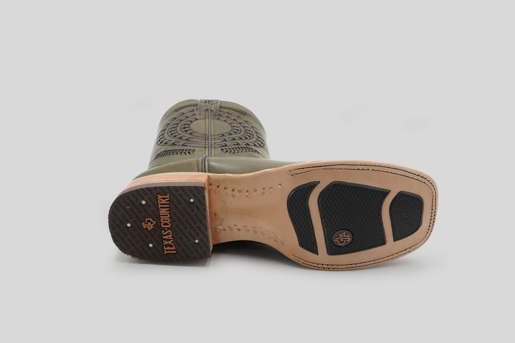 Cleyton Olive - Square Toe (E944)