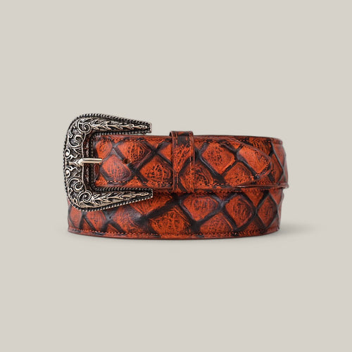 Pirarucu Print Cogñac - Texas Buckle