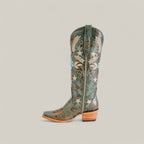 Madison Turquoise - Tall Shaft - Snip Toe