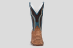 Braxton Python Boots - Tamarind - Square Toe