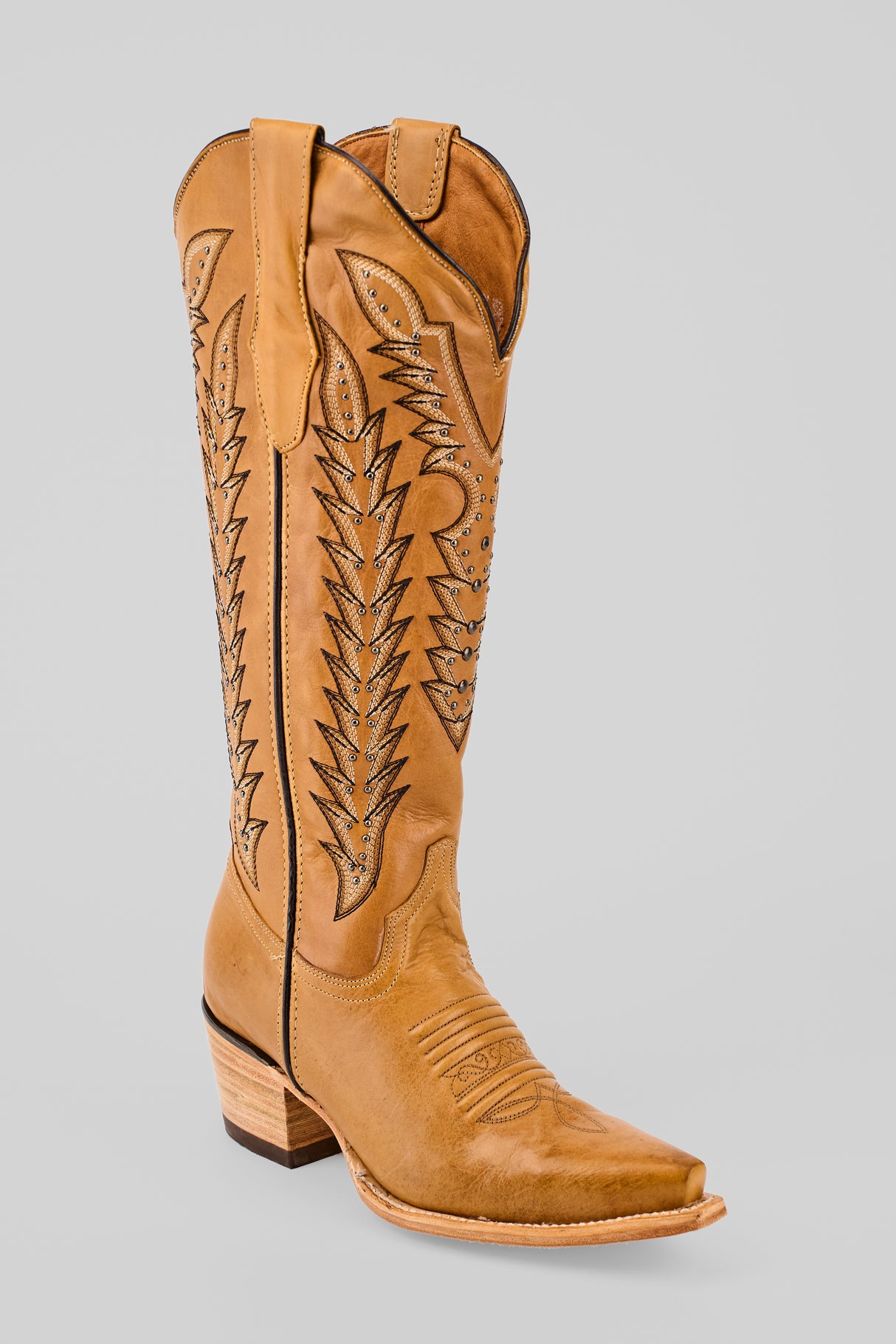 Alana Gold - Tall Shaft - Snip Toe