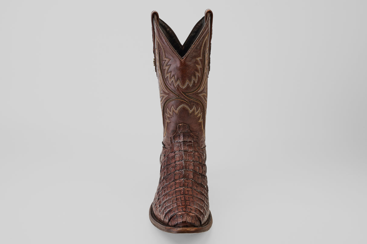 Rhodes HornBack - Brown - Round Toe