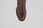 Rhodes Caiman Hornback Boots - Tobacco - Round Toe (LM220)