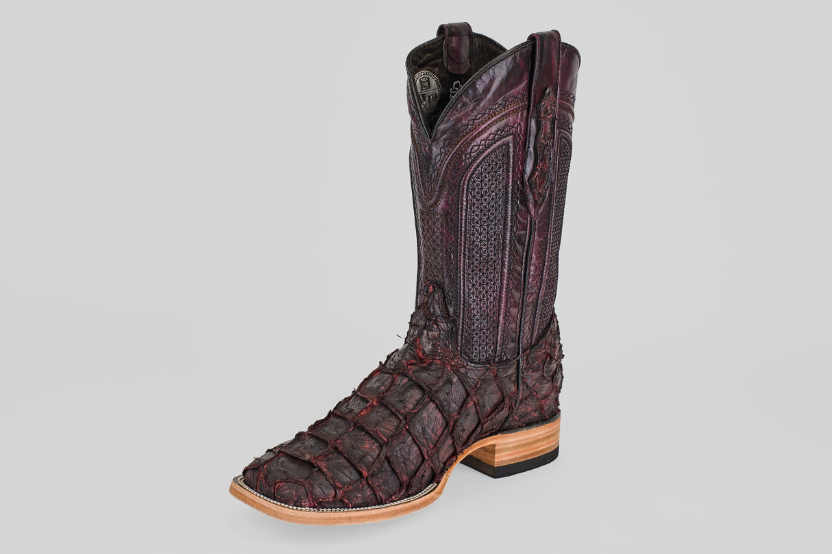 Conor - Matte Black Cherry - Square Toe