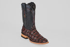 Connor Pirarucu Fish Boots - Red - Square Toe (PZ60)
