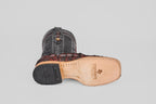 Connor Pirarucu Fish Boots - Red - Square Toe (PZ60)