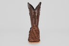Connor Pirarucu Fish Boots- Brown - Square Toe (PZ60)