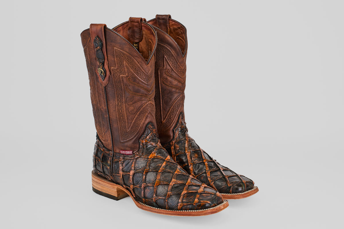 Conor - Rustic Cognac - Square Toe
