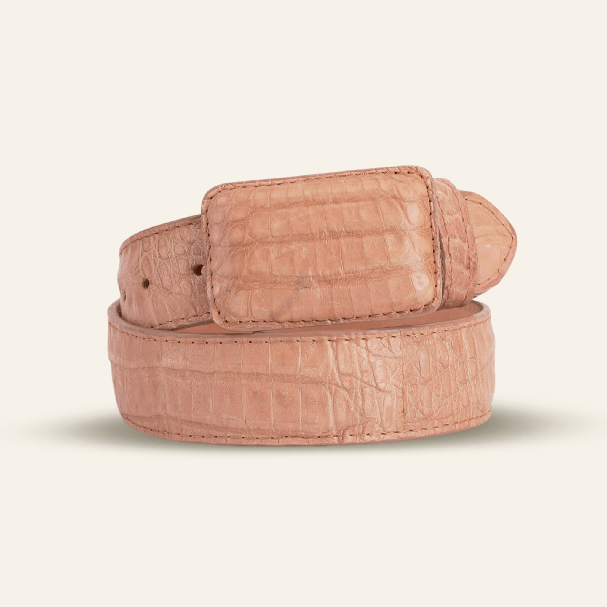 Texas Country Cinto Exotico TC Exotic Full Quilt Caiman Belt - Orix (C-001)